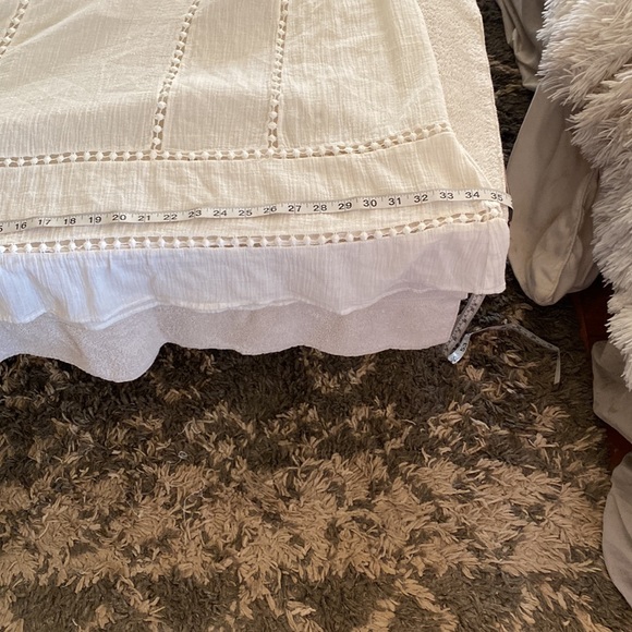 Madewell beautiful maxi gauzy dress w/ flowy appeal and crochet accent & pockets - Picture 13 of 16